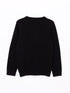 LC Waikiki Crew Neck Batman Printed Long Sleeve Boy Knitwear Sweater